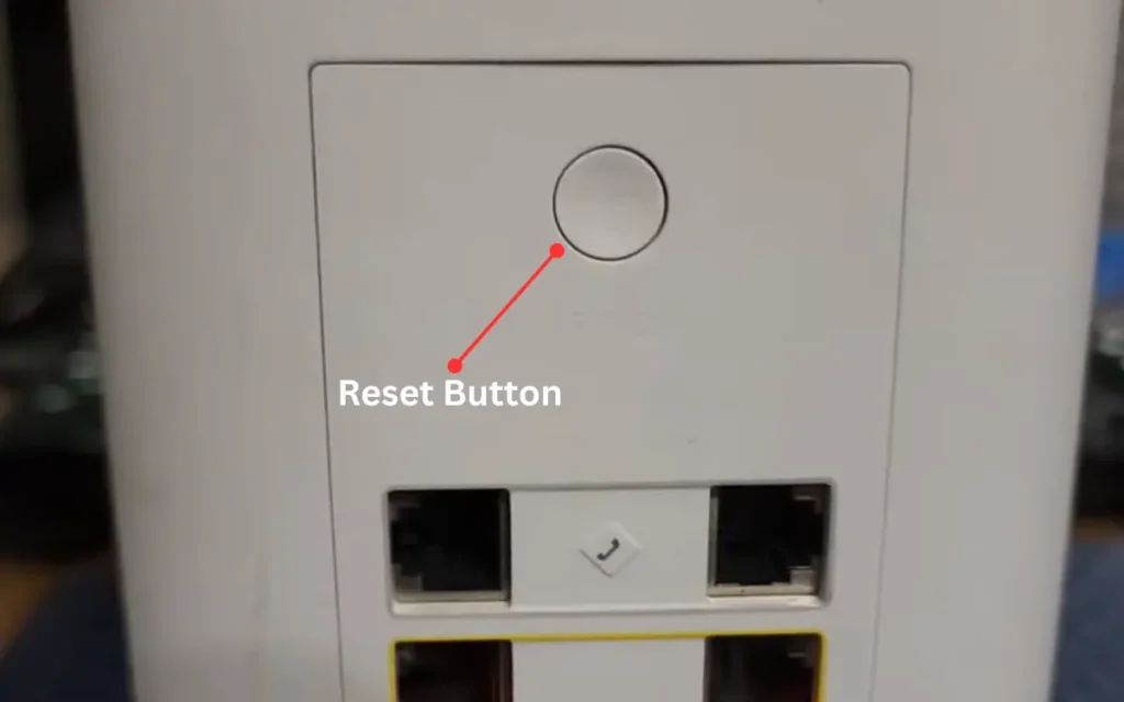 Xfinity Router Reset Button