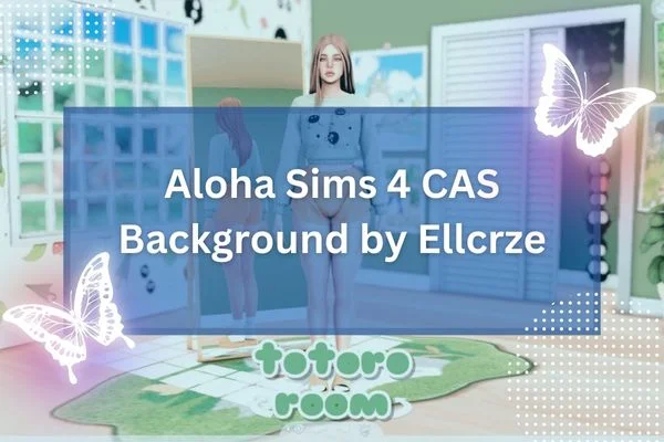 Aloha Sims 4 CAS Background by Ellcrze