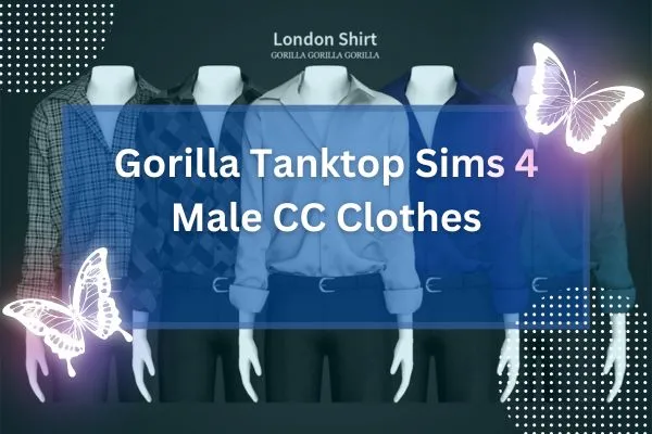 Gorilla Tanktop Sims 4 Male CC Clothes