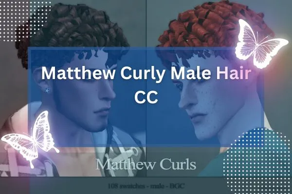 Matthew Curly Male Hair CC