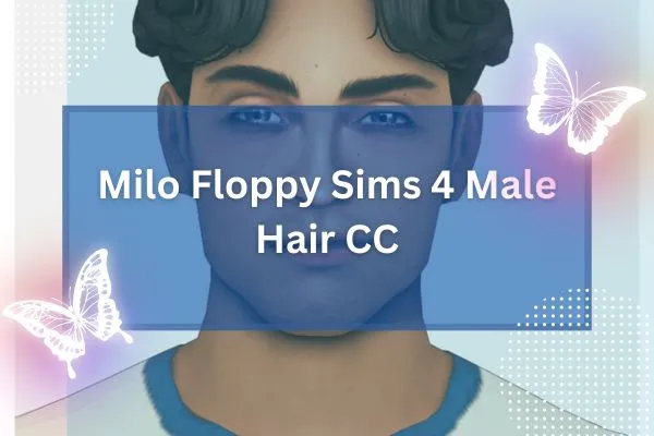 Milo Floppy Sims 4 Male Hair CC