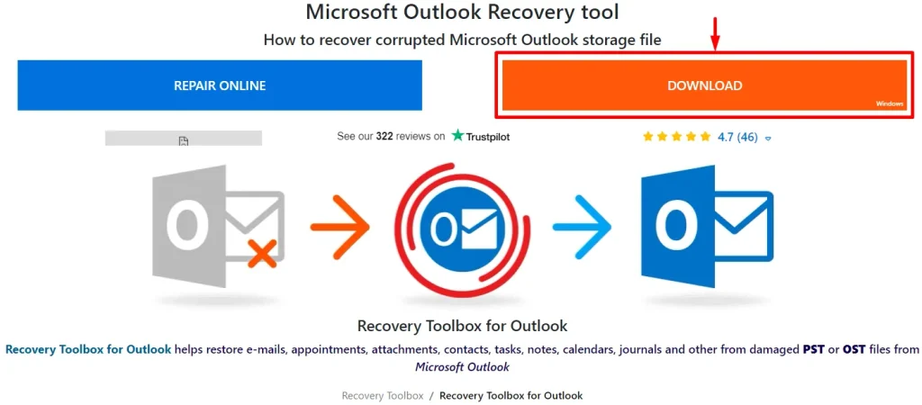 Microsoft Outlook Recovery Tool