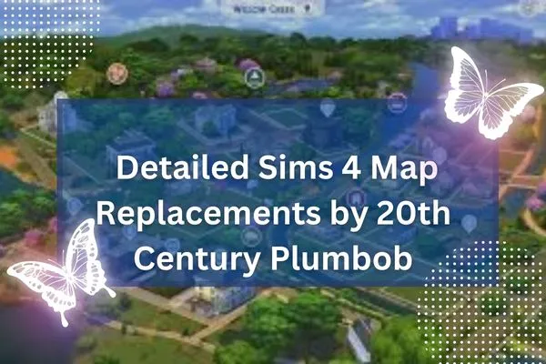 Detailed Sims 4 Map Replacements by 20th Century Plumbob