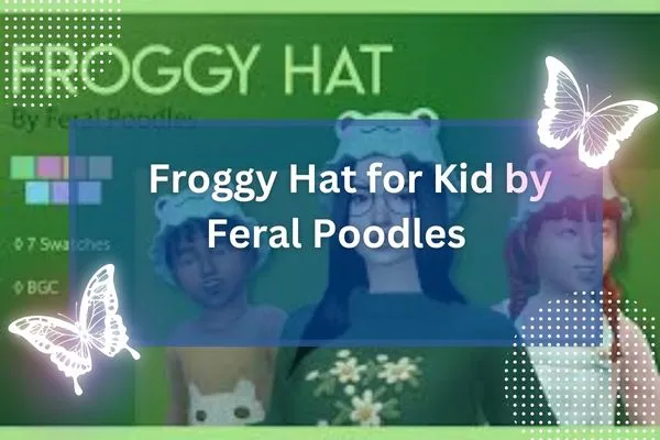 Froggy Hat for Kid by Feral Poodles