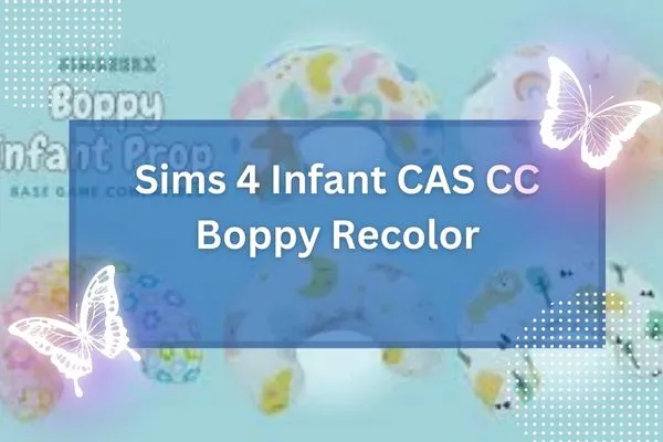 Sims 4 Infant CAS CC Boppy Recolor