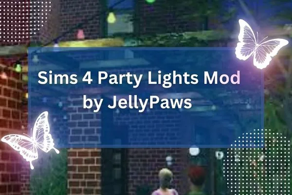 Sims 4 Party Lights Mod by JellyPaws
