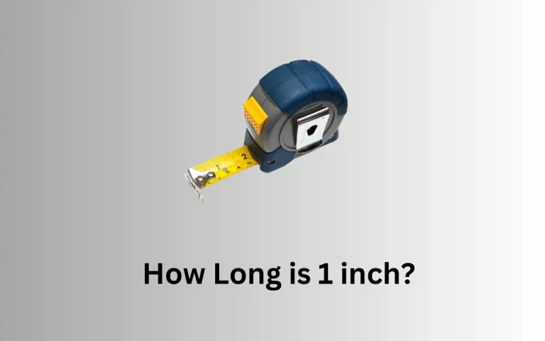 How long is 1 inch