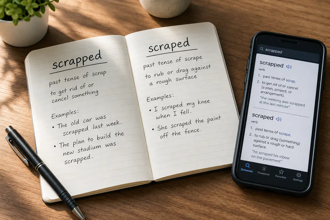Scrapped or Scraped: Meaning and Usage Explained